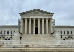 The front of the Supreme Court